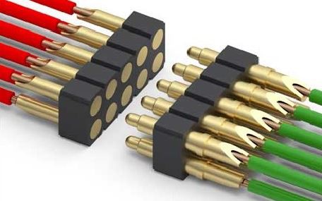 Lehim kabı Yaylı Pogo Pin Konnektörü