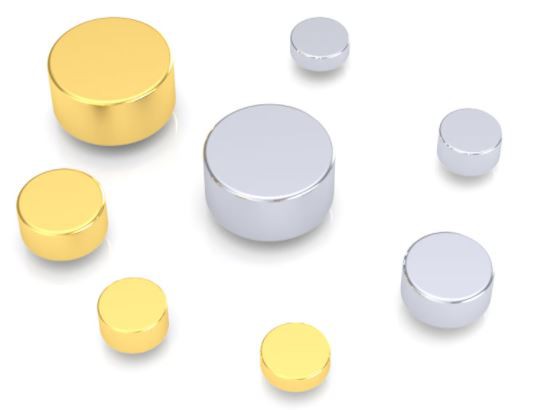 Katı Kaplama Altın Pogo Pimi