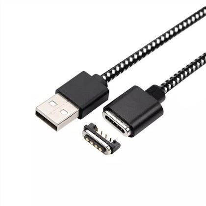 4Pin USB Manyetik Pogo Pin Şarj Kablosu