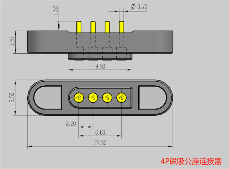 Pogo Pin Connector Magnetic Connector