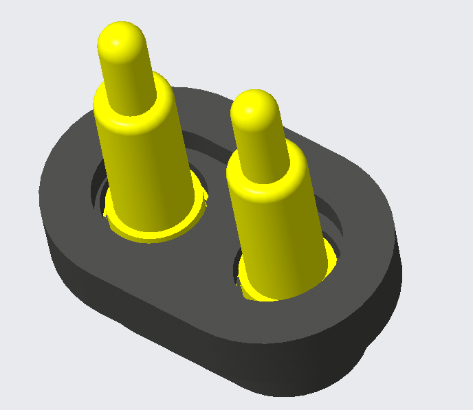 Su Geçirmez Erkek Ve Dişi Pogo Pin Konnektörü